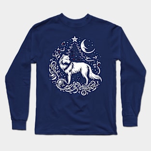 Merry Wolfy Christmas Long Sleeve T-Shirt